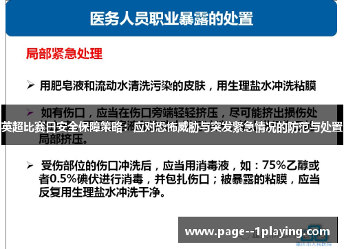 英超比赛日安全保障策略：应对恐怖威胁与突发紧急情况的防范与处置
