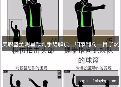 美职篮全明星裁判手势解读，细节判罚一目了然